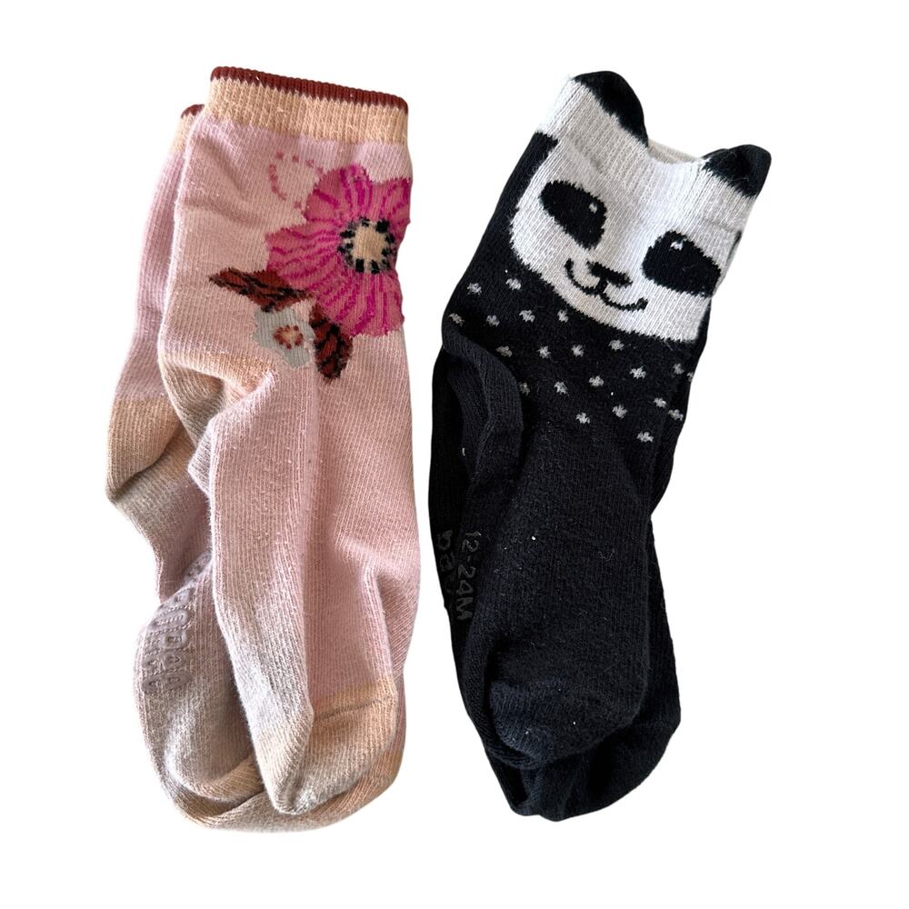 Gymboree & Gap 12-24 Month sock Bundle - Floral & Panda